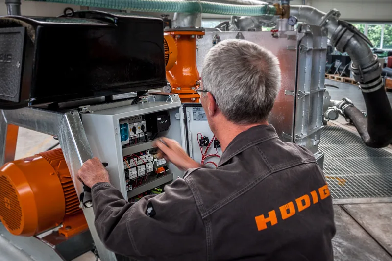 Regulacja układu elektrycznego agregatu Hüdig